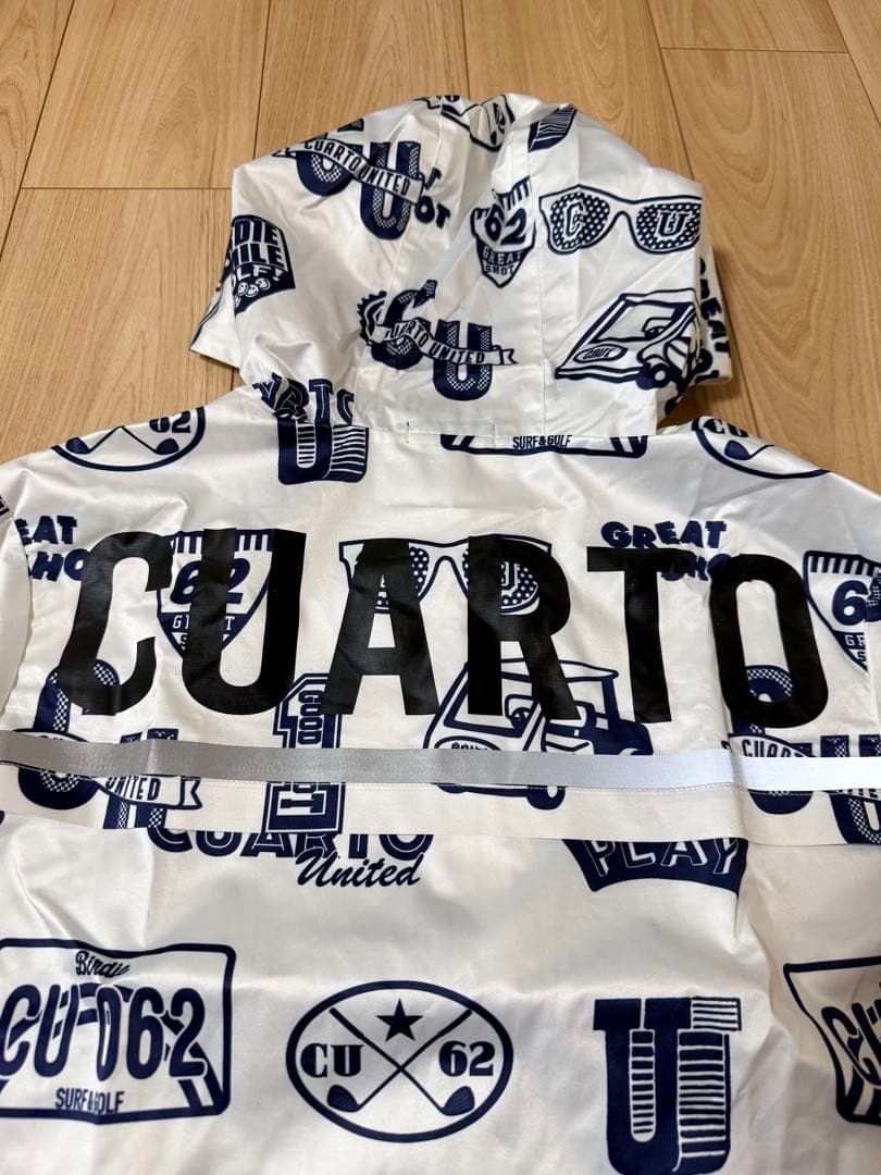 CUARTO UNITED ワッペン柄レインウエア/ワンピース　M