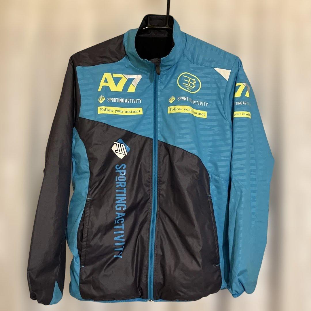 美品　アシックス A77 スポーティウィンドブレーカー上下　S