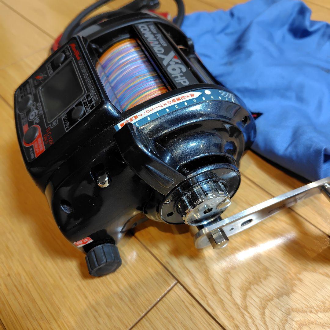 電動リール　ミヤマエ　コマンド CX-6HP 日本製 DC 12V