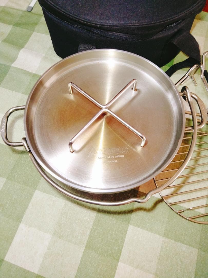 ✨美品／使用2回✨SOTO ステンレスダッチオーブン 10インチ ST-910
