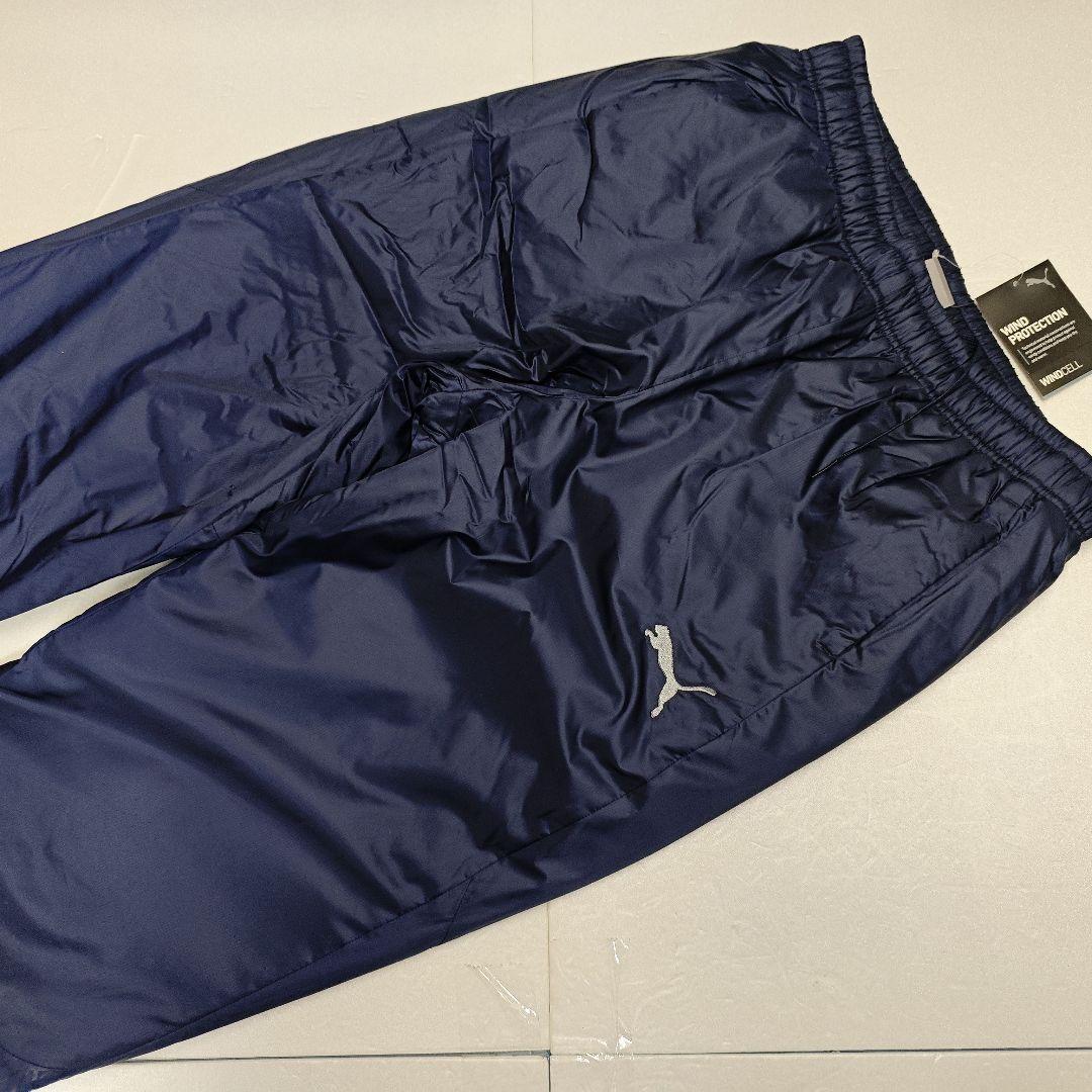 定価24200円 プーマ メンズXL 新品 TEAMFINAL 中綿上下 青×紺
