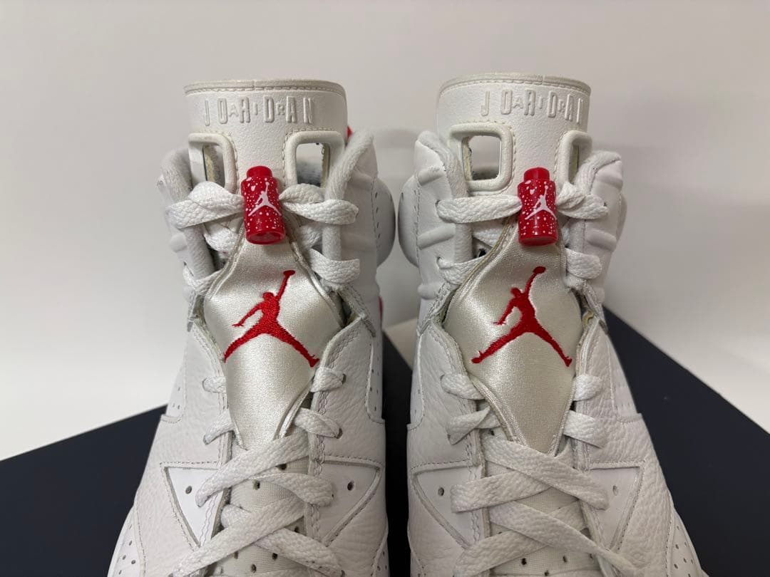 良状態Air Jordan 6 レトロ レッド オレオ ホワイト
