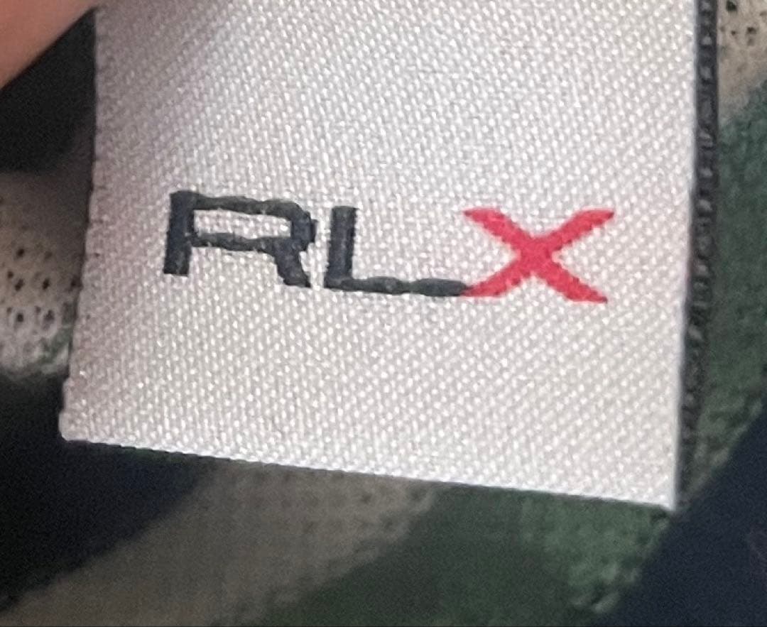 【未使用品タグ付き】RLX Ralph Lauren ストライプポロシャツ L