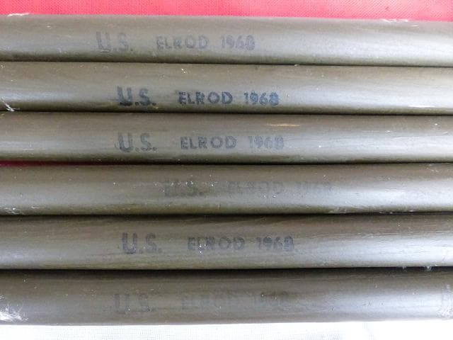1968” 米軍実物 ナム戦 デッド!　テントポール　6本セット 軍幕 315