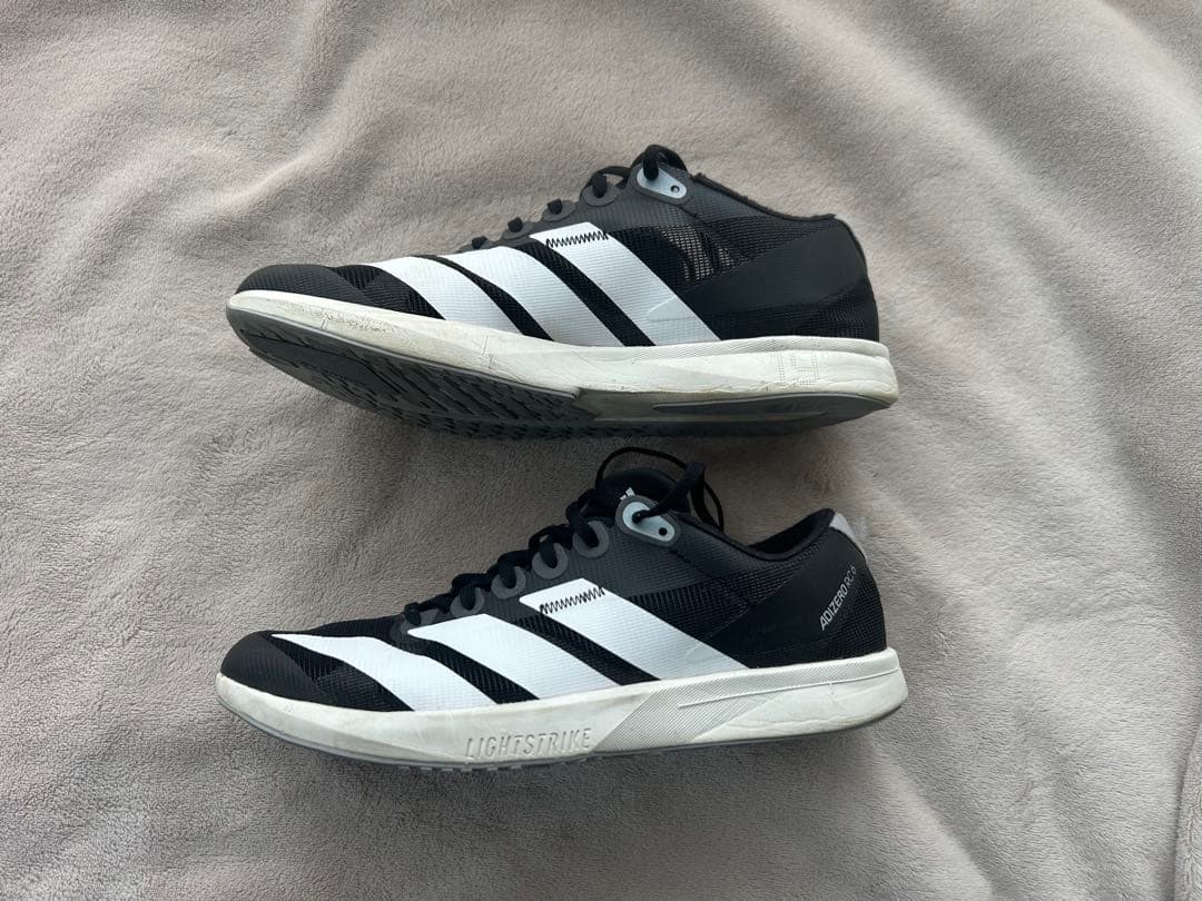adidas ADIZERO RC6 シューズ ブラック/ホワイト陸上　部活