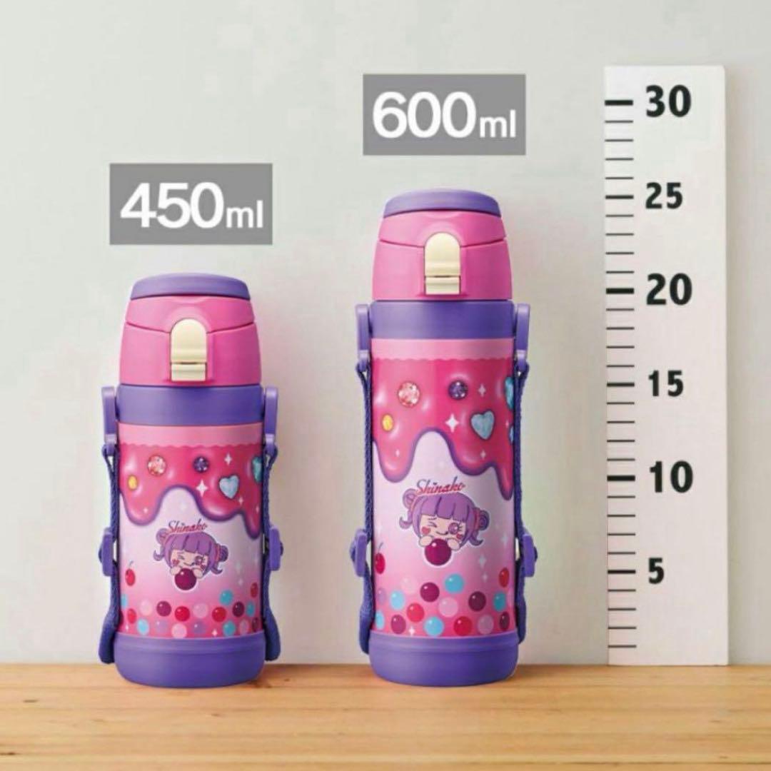 【新品】しなこちゃん×sokomoそこまで洗える３WAY水筒450ml 値引可♡