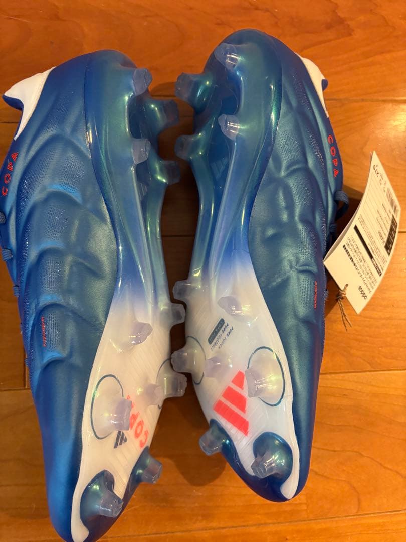 adidas コパピュア2.1 27.0cm スパイク 青 新品