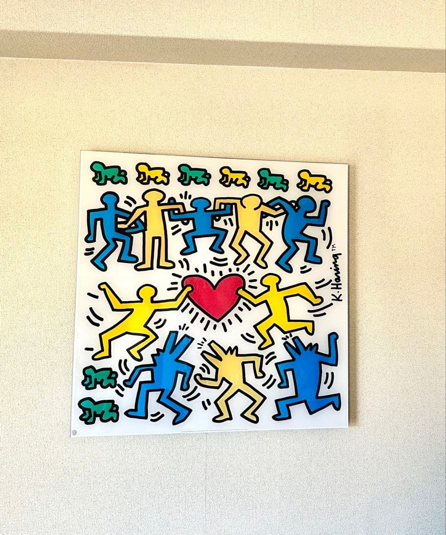 ［キースヘリング（Keith Haring）］アクリルアート　壁掛け用