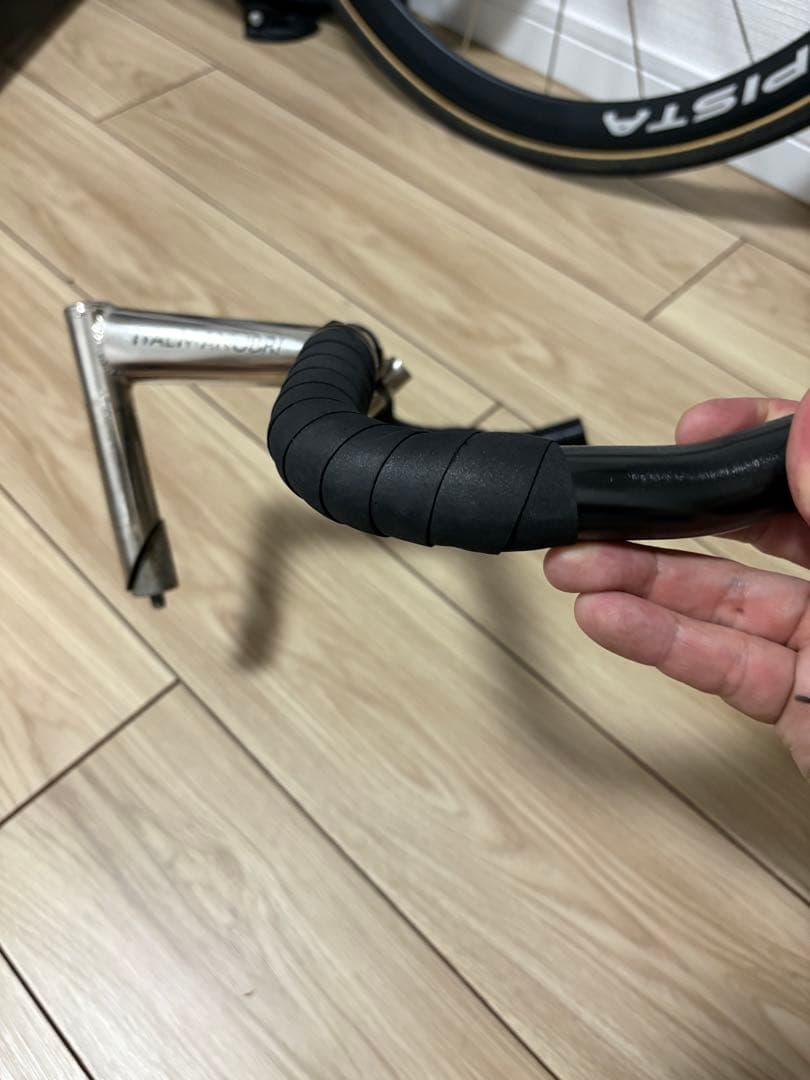 ITALMANUBRI +nitto w-baseブルホーン360size