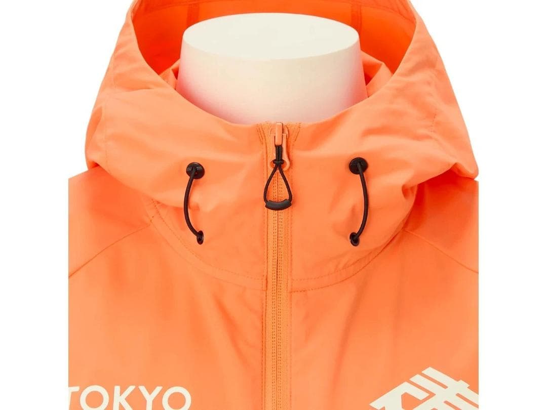 ASICS 東京マラソン 2026 ウィンドブレーカー オレンジ 2XS