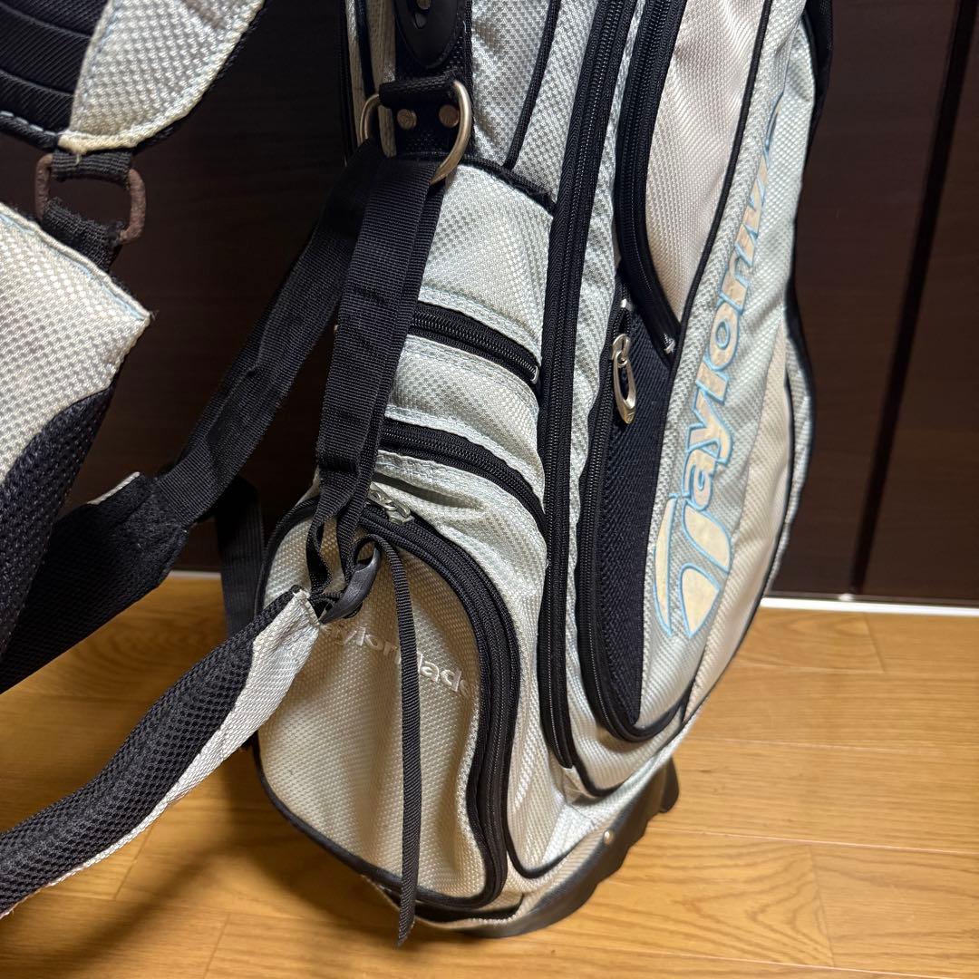 TaylorMade キャディバッグ ゴルフバッグ スタンド式 グレー