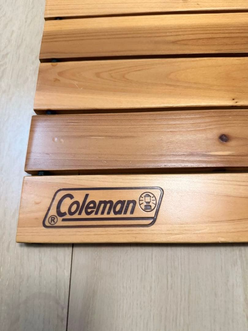 Coleman⭐︎ナチュラルウッドロールテーブル65