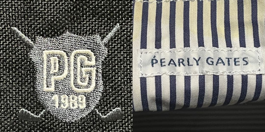 PEARLY GATES ゴルフバッグ キャンバス ブラック A72