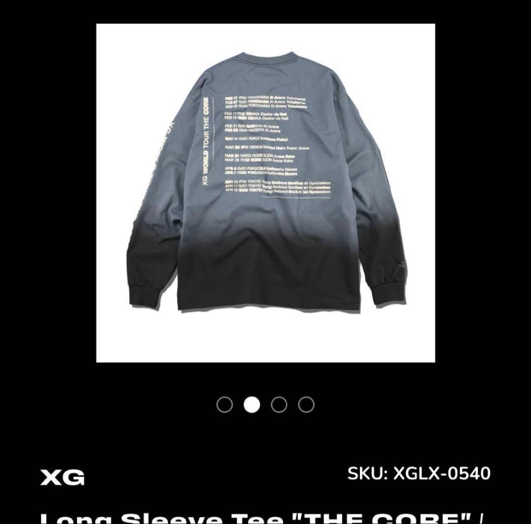 XG WORLD TOUR THE CORE ロングスリーブTシャツ Mサイズ