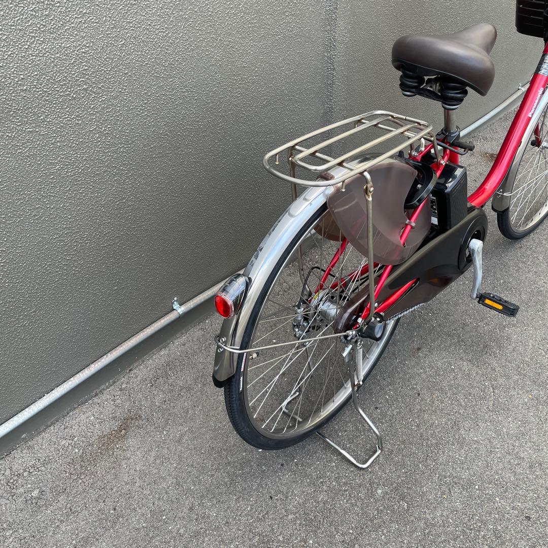 パナソニック電動アシスト自転車26インチ 16Ah レッド
