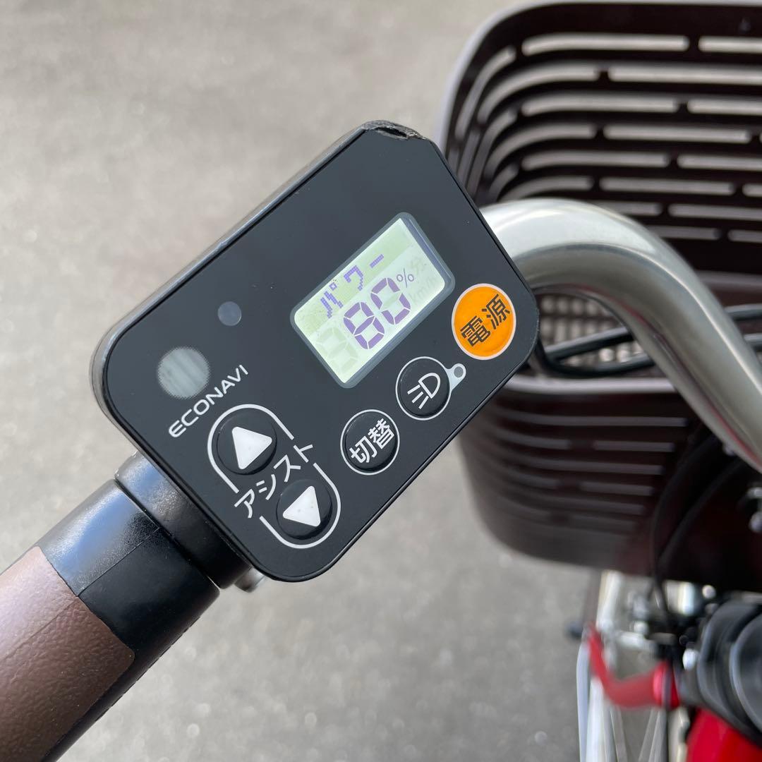 パナソニック電動アシスト自転車26インチ 16Ah レッド