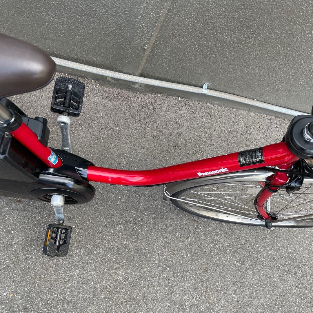 パナソニック電動アシスト自転車26インチ 16Ah レッド