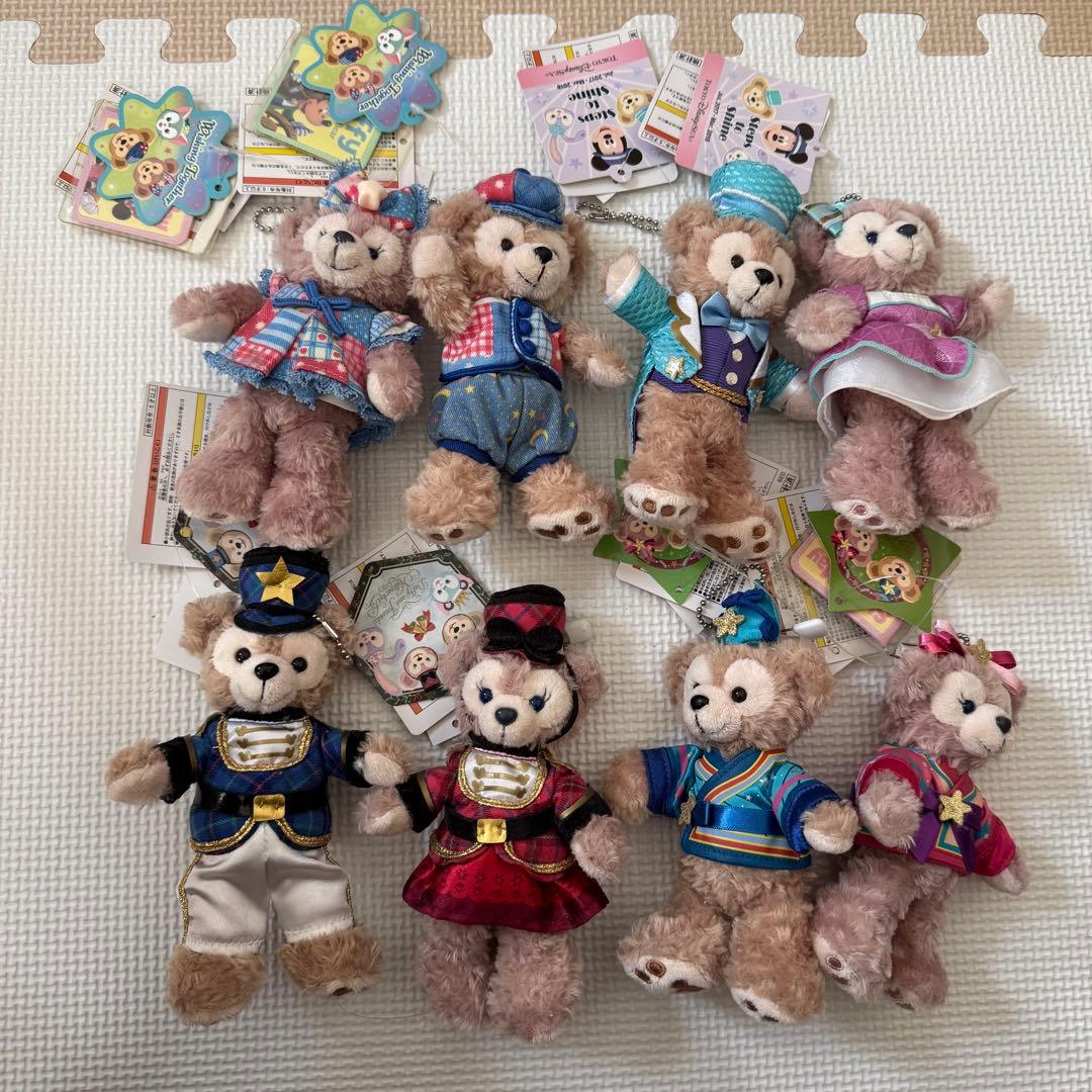 ダッフィー・フレンズ ぬいぐるみ 8体セット【タグ付き】