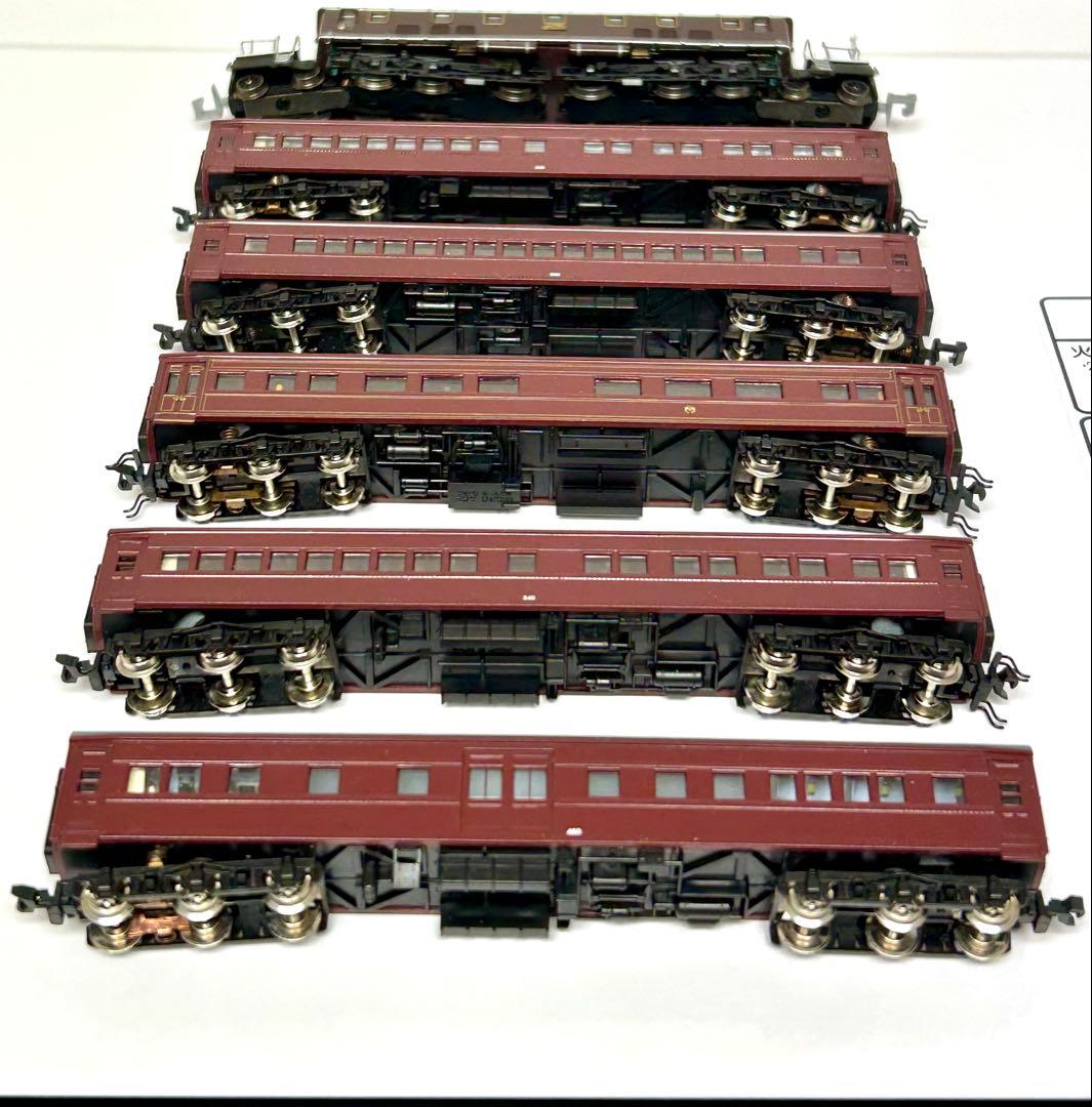 鉄道模型　お召し列車　EF53 16 お召し指定機　客車　6両セット