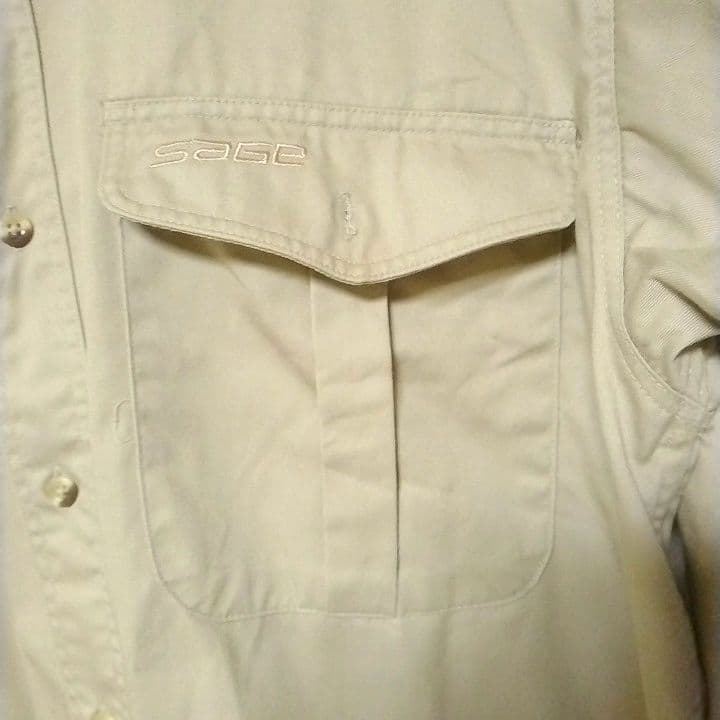セージ SAGE アウトドアウエア フィッシングシャツ Lサイズ 未使用 フライ