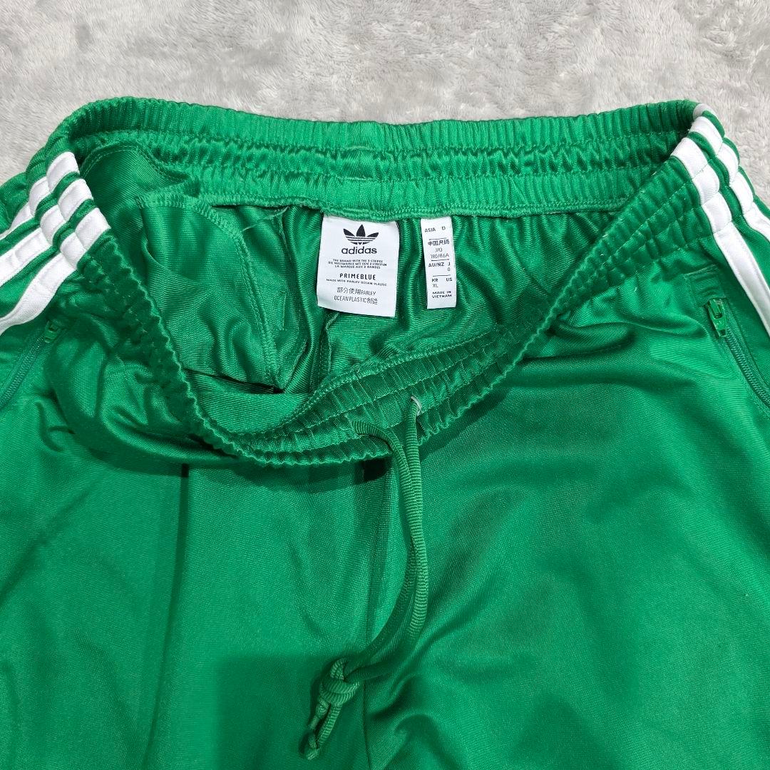adidas　アディダス　ジャージ上下　O　グリーン　ロゴ