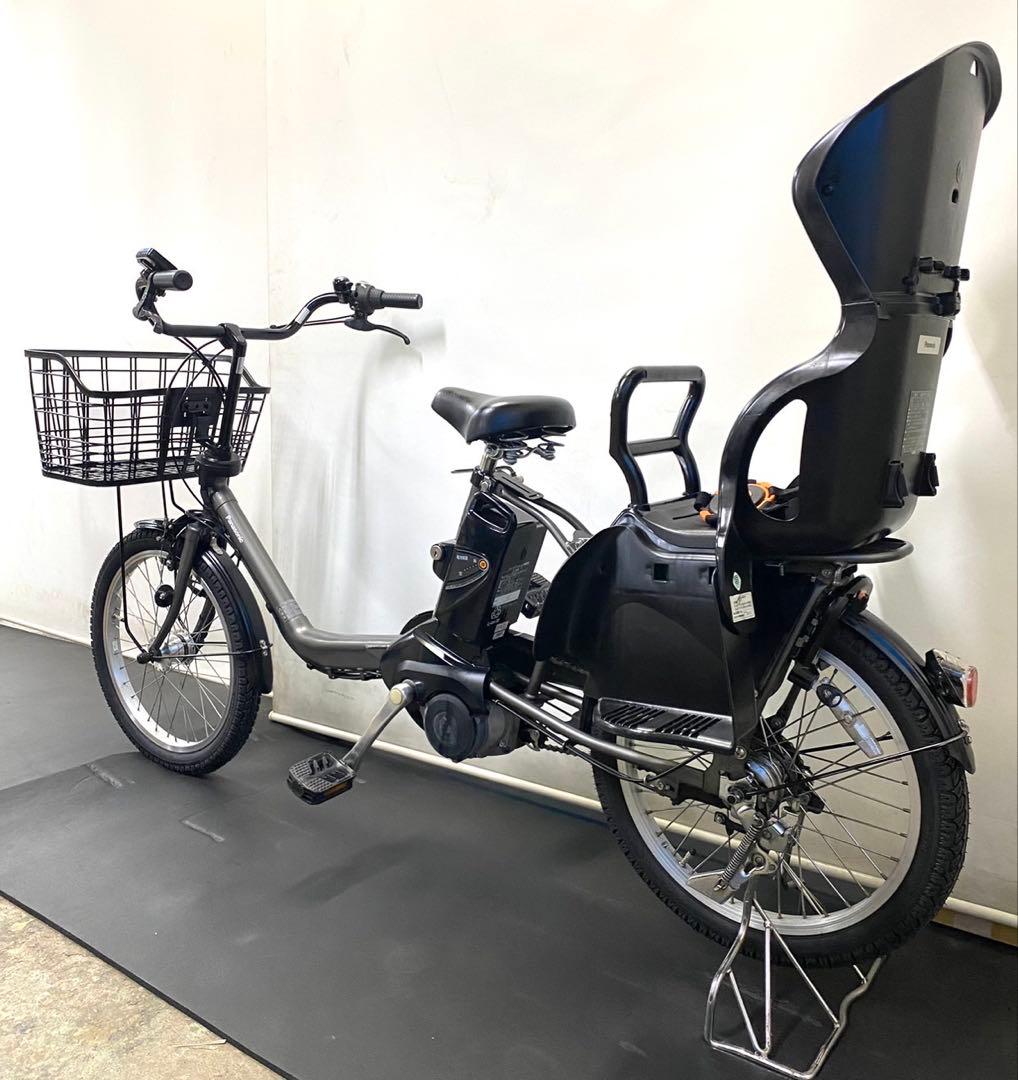 1年保証 大容量　パナソニック　ギュット　20インチ　グレー　電動アシスト自転車