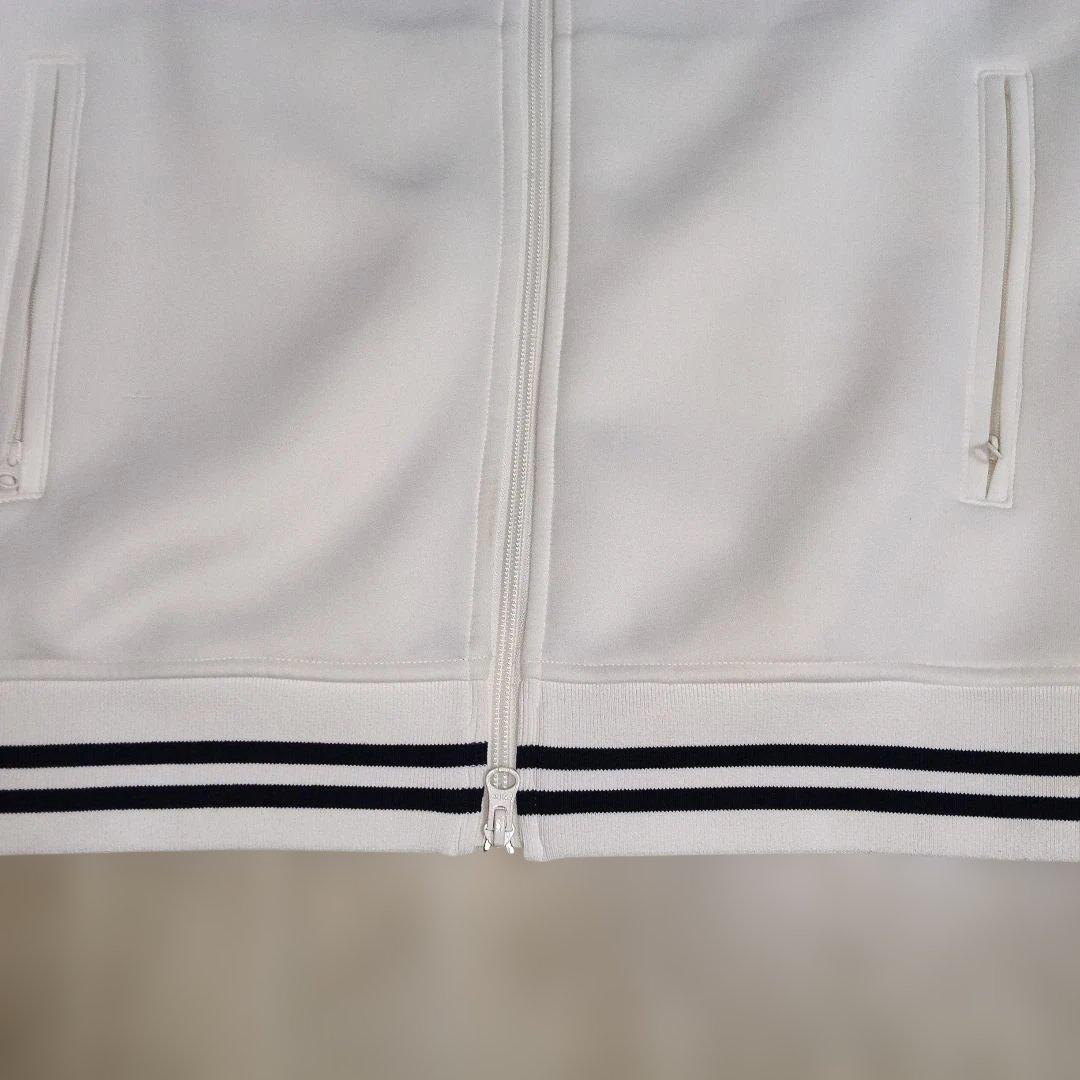 BEAMS GOLF ホワイト ジャージトップス　ジッパー付き　XLサイズ