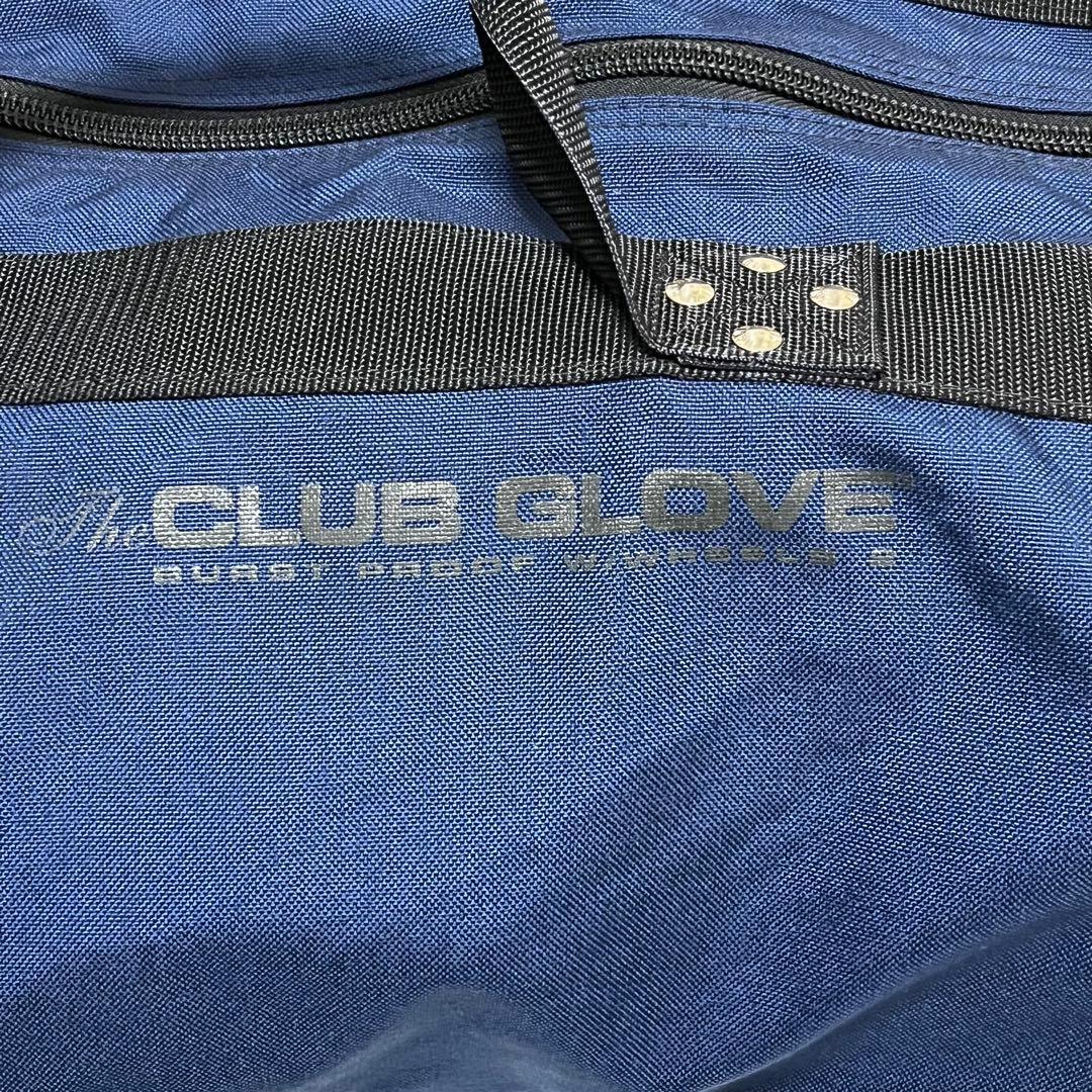 The CLUB GLOVE ゴルフ トラベルカバー ネイビー キャスター付