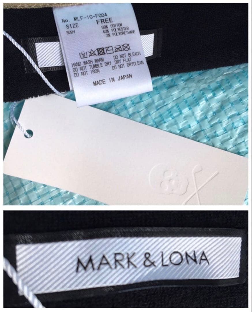 新品 MARK&LONA サンバイザー ゴルフ ベージュ