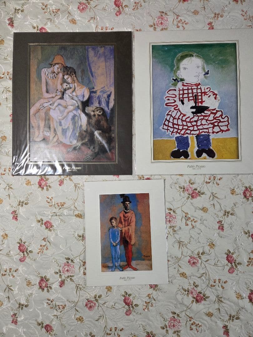 パブロ・ピカソ壁掛け絵画3点セット