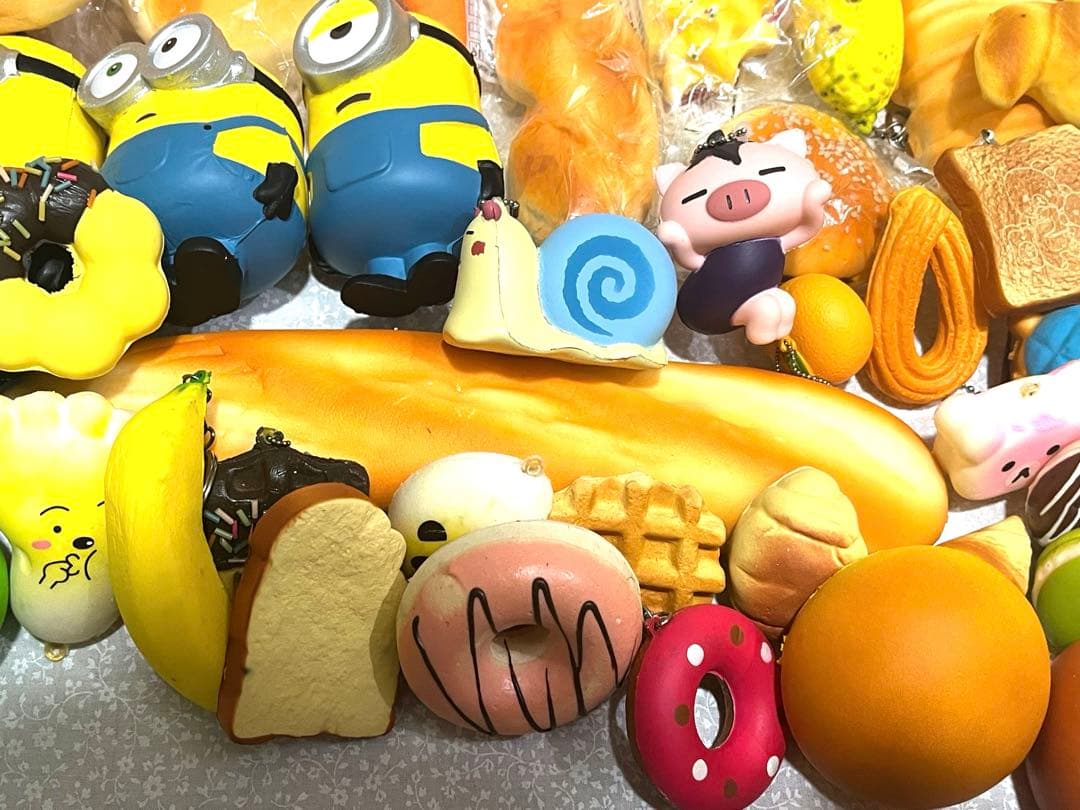 【超大量68点】スクイーズ まとめ売り 希少・キャラ物多数 ガチャなど