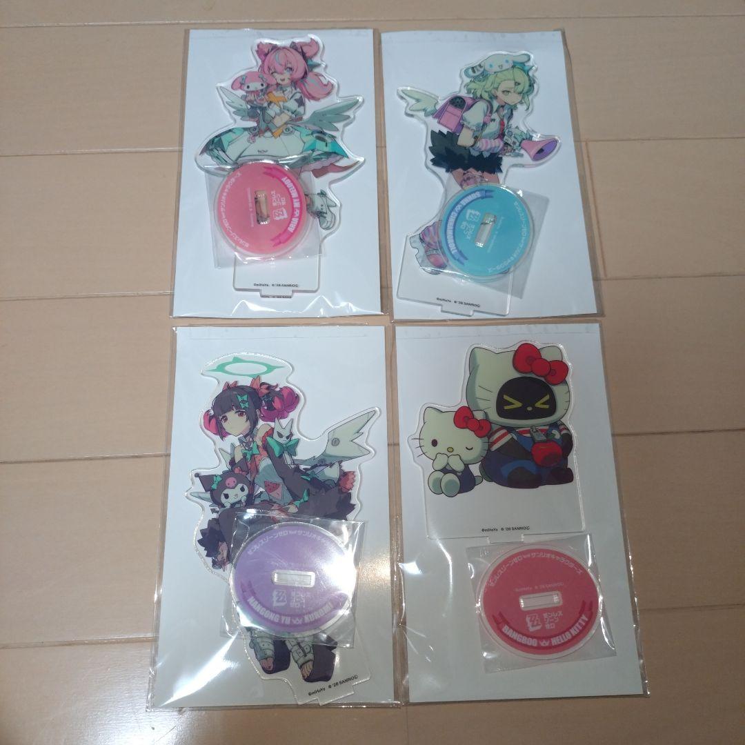 ゼンレスゾーンゼロサンリオキャラクターズ　 アクリルスタンド コンプリートセット