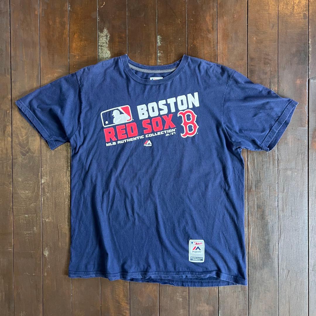 大人気！！【Majestic マジェスティック】MLB レッドソックス Tシャツ
