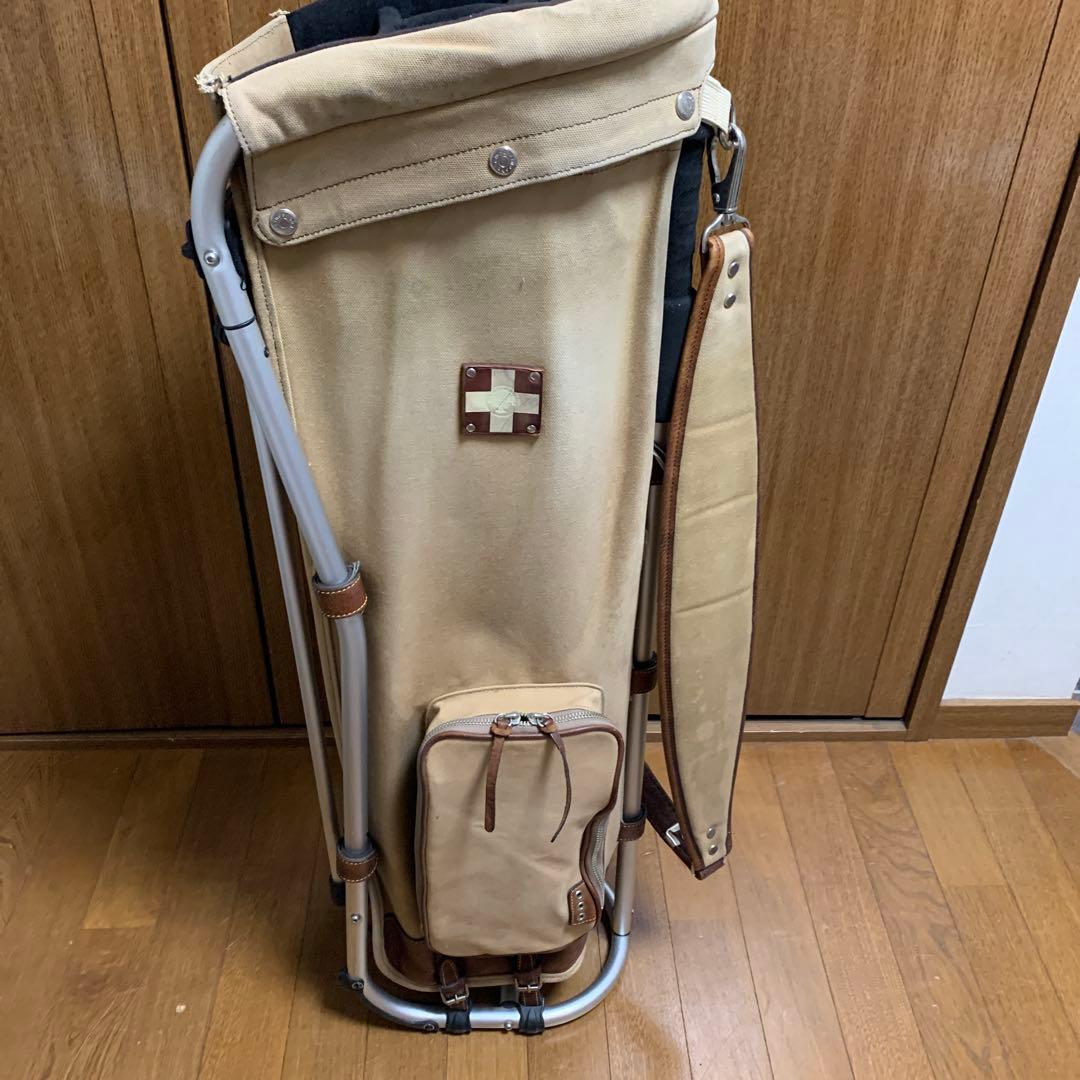 ▲木の庄帆布▲ ミズノ　フレームワーカー　革　帆布　スタンド