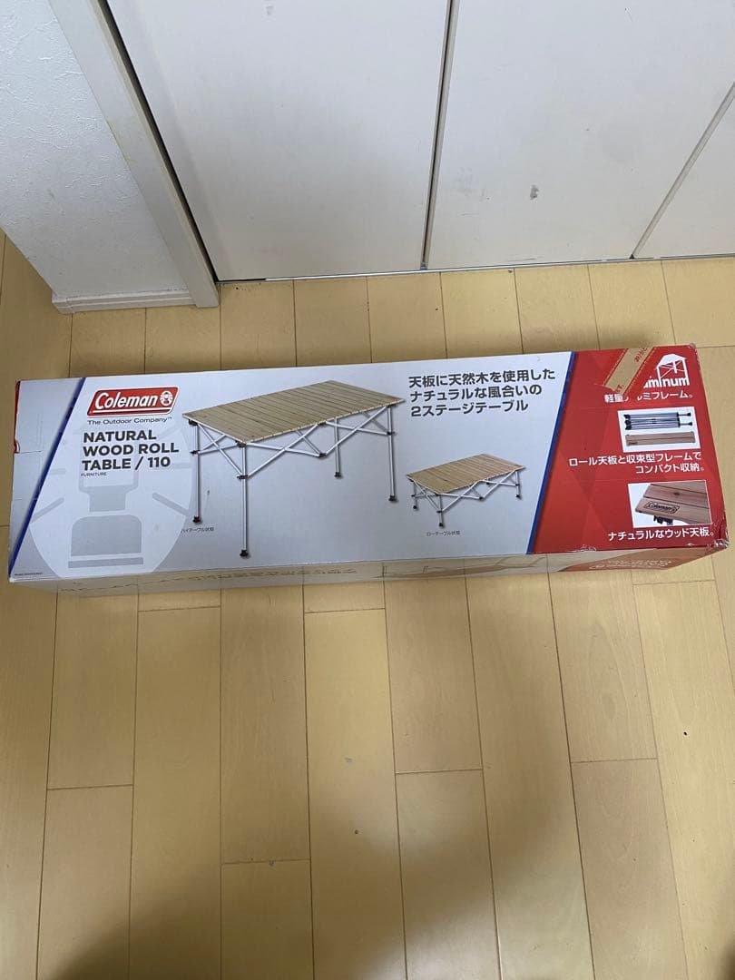 テーブル・チェア・ハンモック Coleman Natural Wood Roll Table / 110