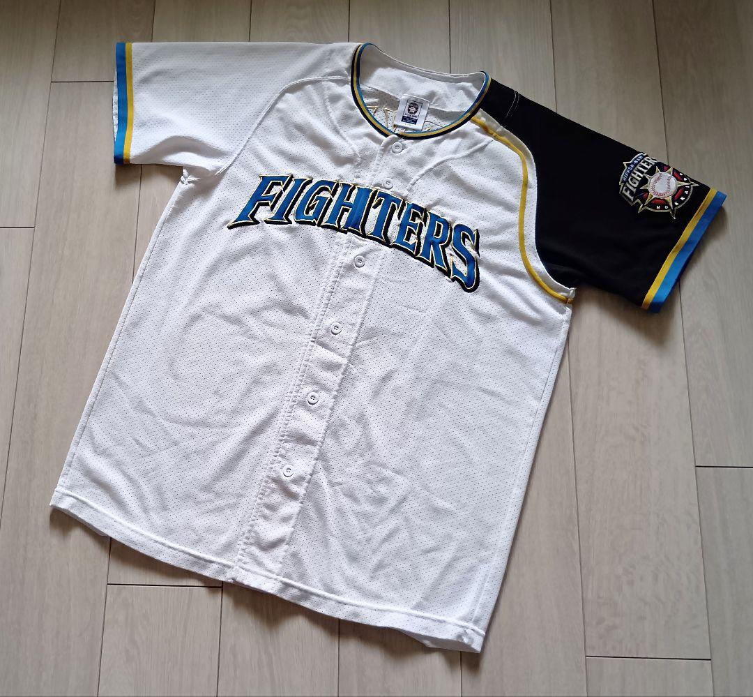 【当時物】日本ハム　ファイターズ　ダルビッシュ　ホーム　ユニフォーム　ミズノ　L