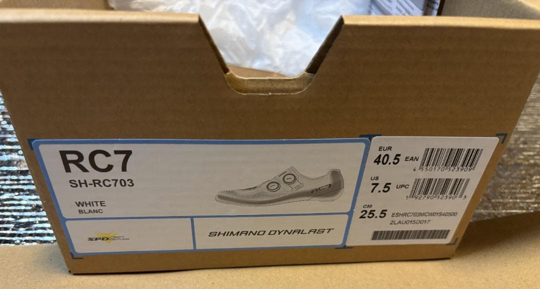Shimano SH-RC703 ホワイト 40.5 / 25.5cm