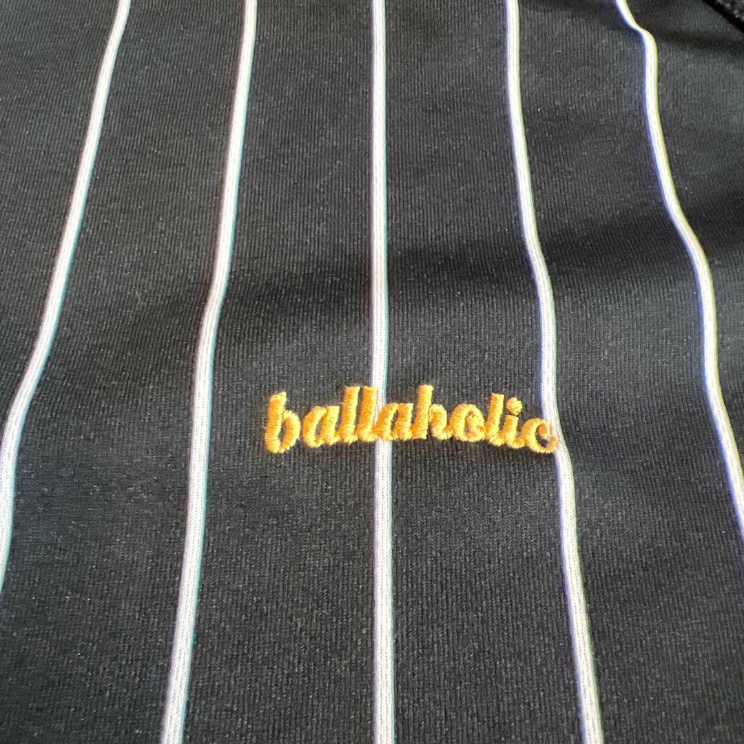 ballaholic cool Tee 黒白ストライプ　Lサイズ