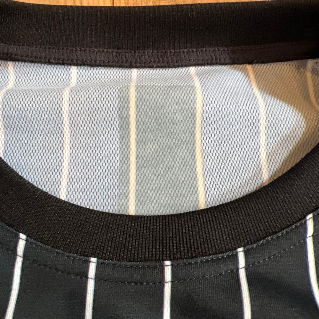 ballaholic cool Tee 黒白ストライプ　Lサイズ