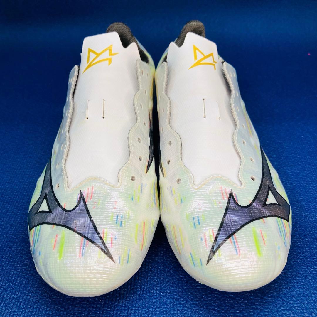 【美品】 ミズノ 24cm アルファ2 プロ サッカー スパイク オーロラ