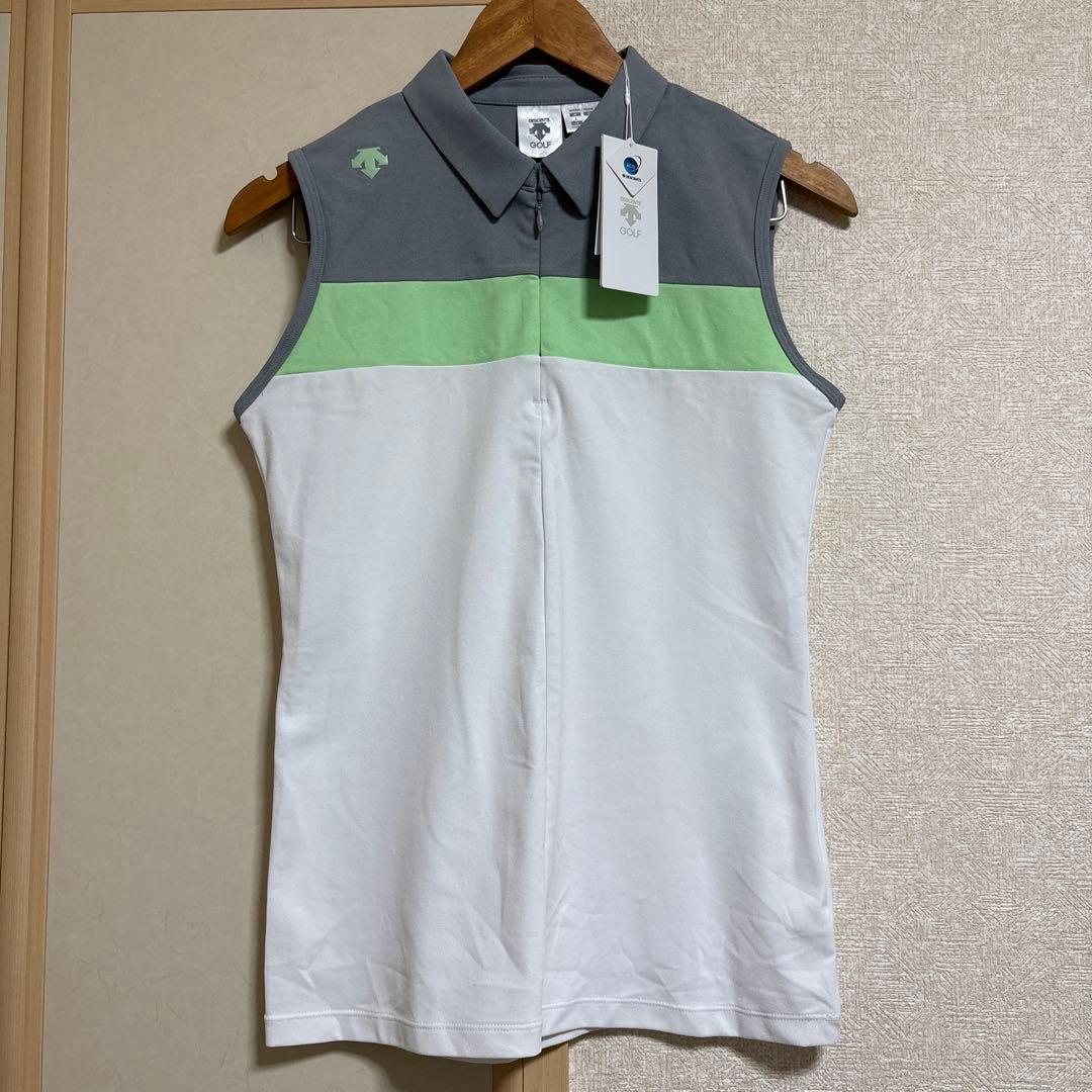 デサント　ゴルフ　ノースリーブポロシャツ　スカート　2点セット　L/M 春夏