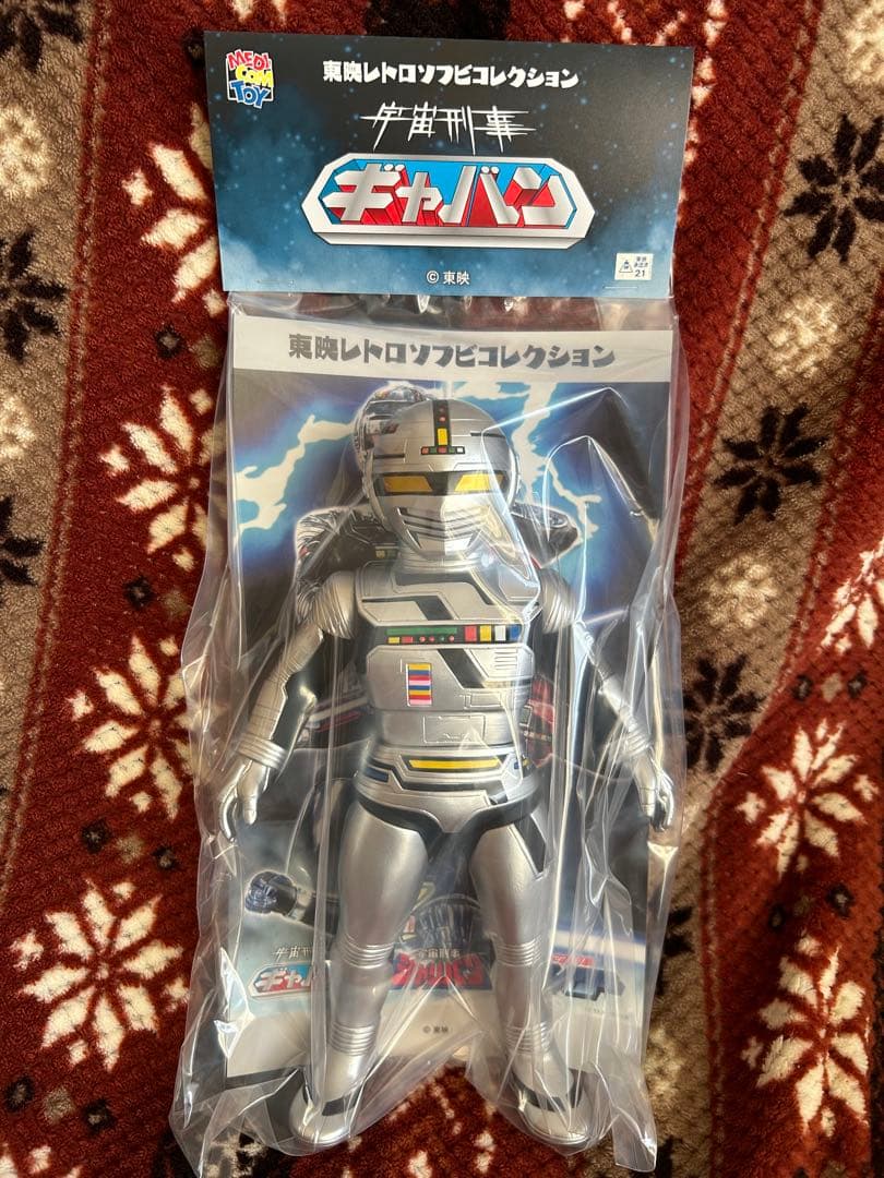 メディコムトイ×東映レトロソフビ★ 宇宙刑事ギャバン シャイニングシルバーVer