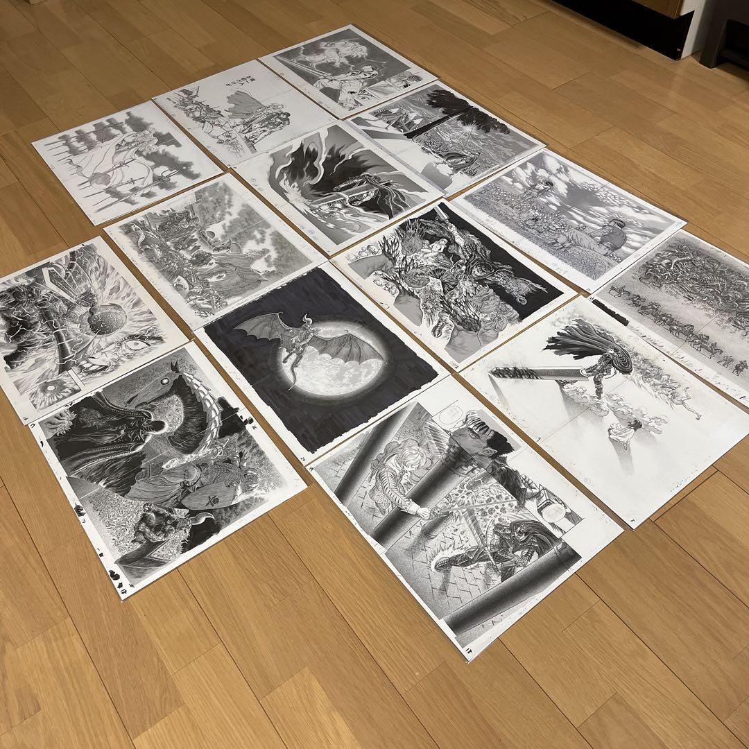 【新品未開封品】大ベルセルク展　キャラファイン複製原稿　複製原画　14枚セット