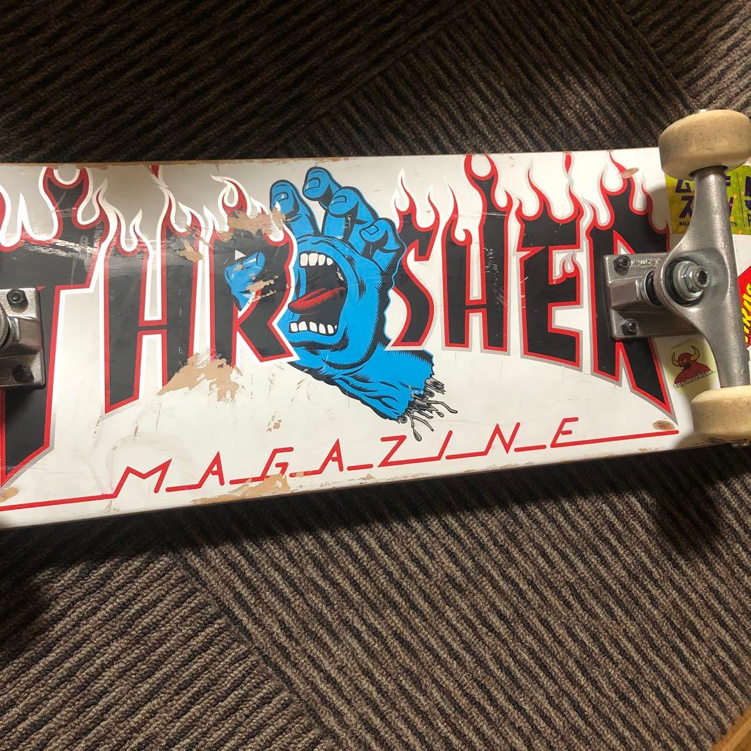 金　THRASHER スケートボード コンプリート　デッキのみ