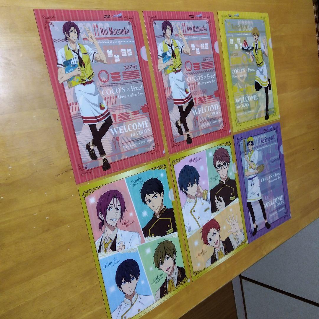 Free! 　Ａ−４クリアファイル まとめ売り大量４２枚