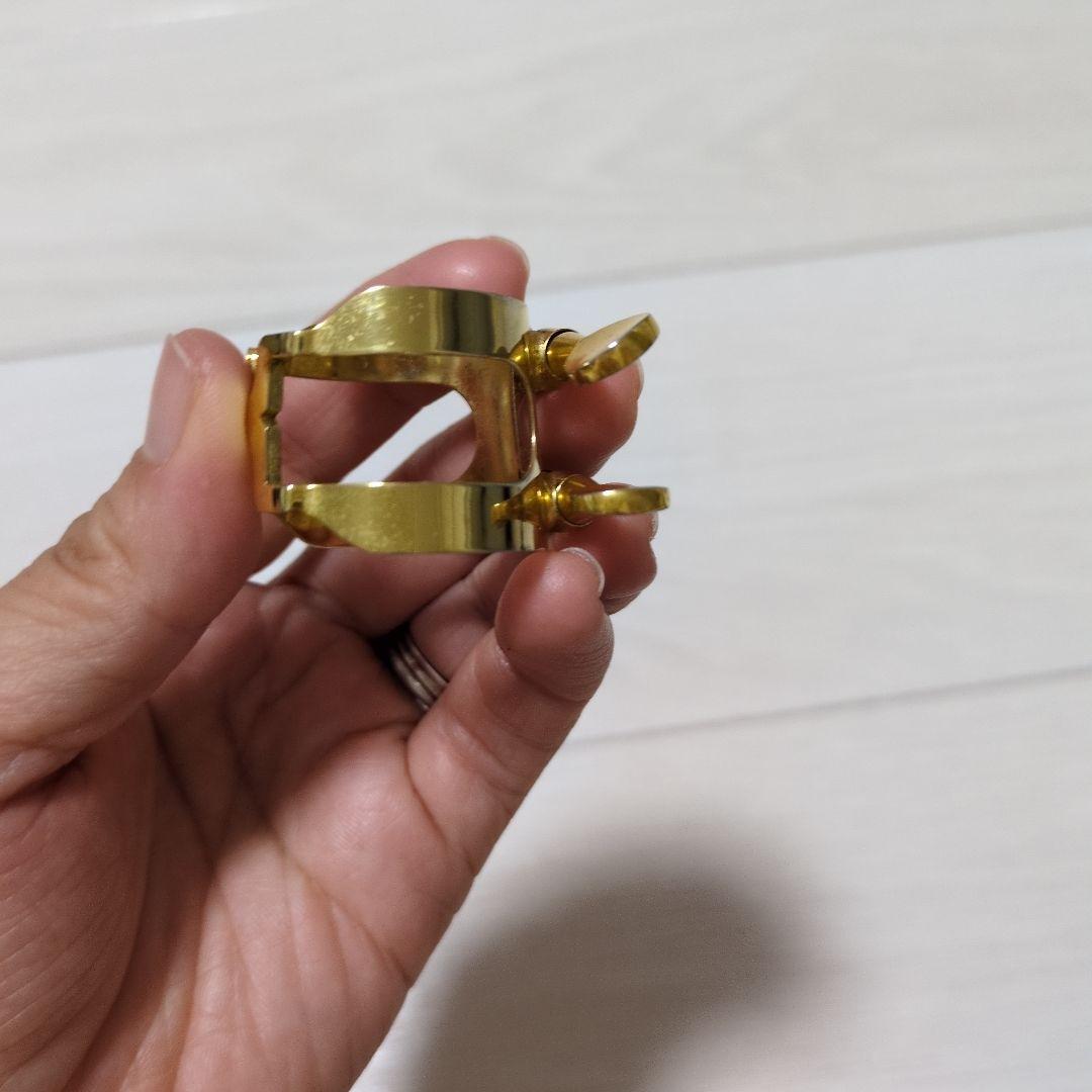 Harrison ハリソン アルトサックス用 リガチャー ゴールド 美品