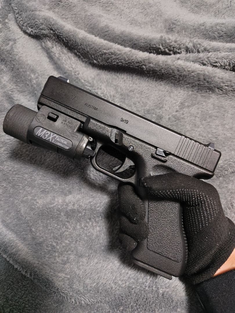 KSC GLOCK G17 ガスガン M3Xライト ガンケース付き