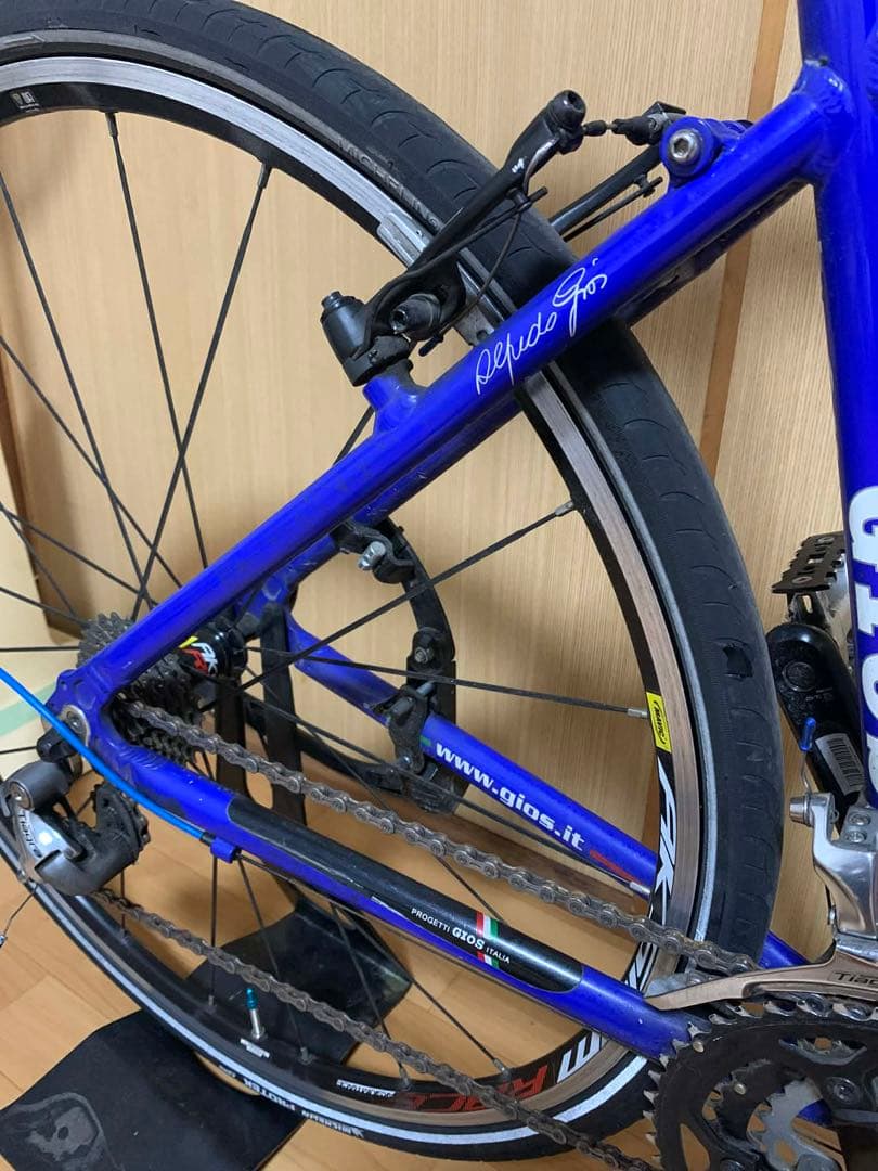 GIOS MISTRAL クロスバイク 青 SHIMANO2x10s