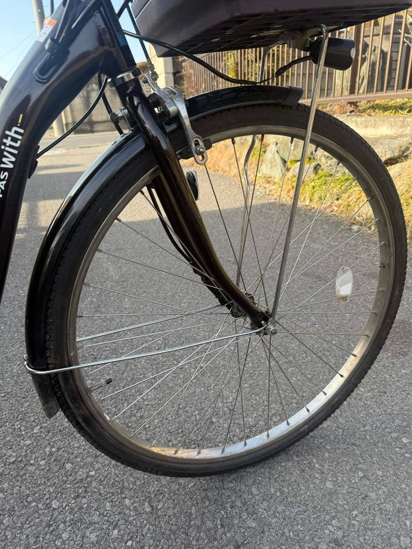 PAS With 電動アシスト自転車 黒