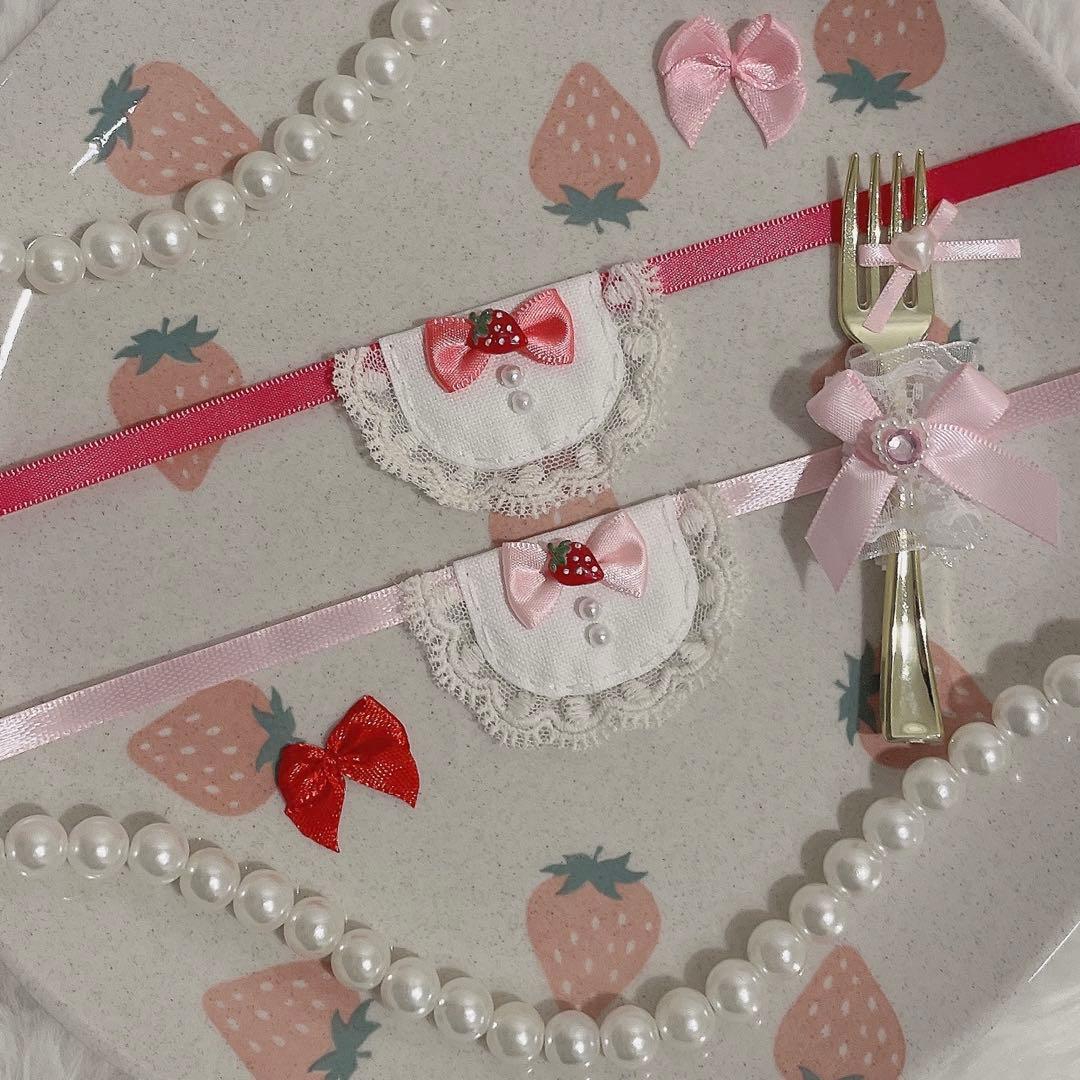 ちみけも　ちびぐるみ　ぬい服　着ぐるみ　10cm スタイ　苺　オーダーページ